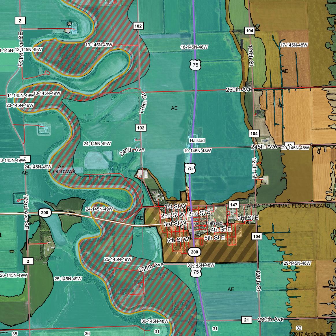 FEMA Flood Zone FIRM Panels